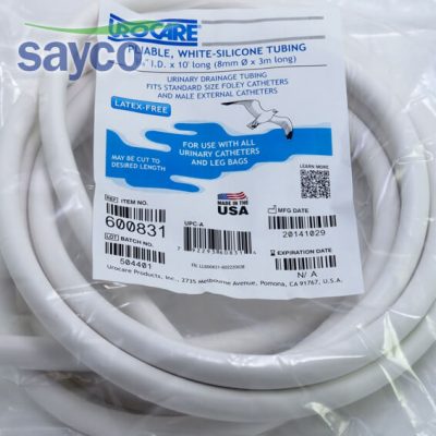 Urocare Latex White Tubing  5/16